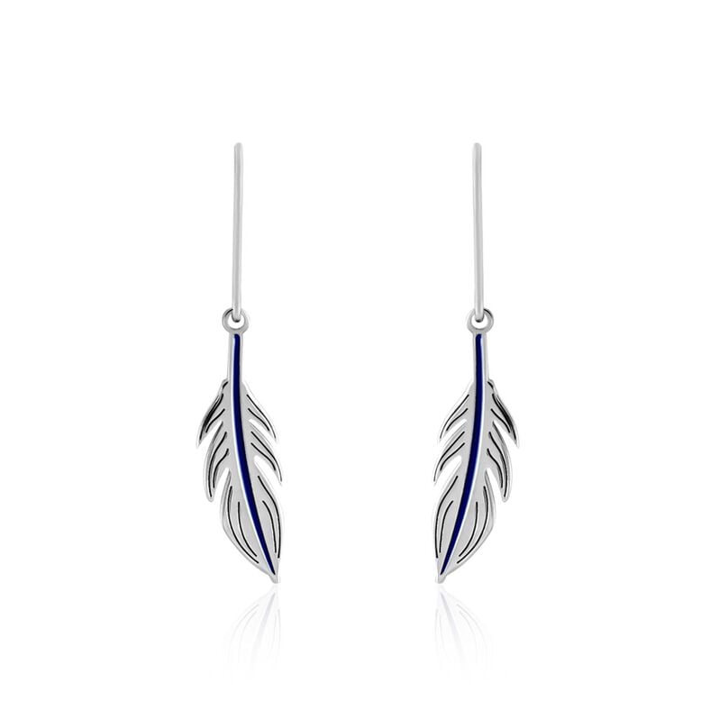 Boucles D'oreilles Pendantes Argent Rhodié Stieg - Spannringe Damen | OROVIVO