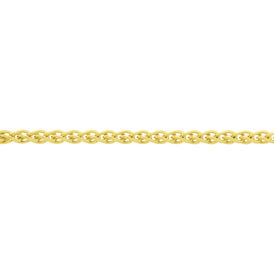 Unisex Zopfkette Gold 375 45cm - Ketten ohne Anhänger Unisex | OROVIVO