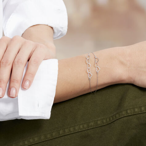 Damenarmband Silber 925 Herz  - Armbänder mit Anhänger Damen | OROVIVO