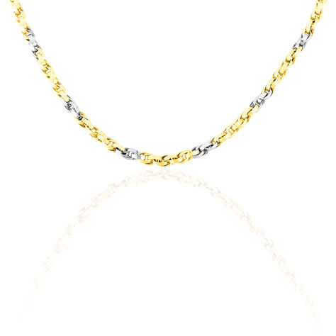 ELLE Damen Kette Gold Bicolor 585 (14 Karat) - Halsketten  | OROVIVO