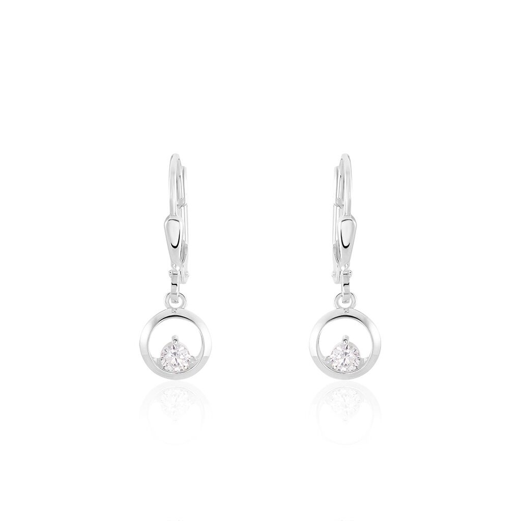 Damen Ohrringe Lang Silber 925 Zirkonia India  - Ohrringe mit Stein Damen | OROVIVO