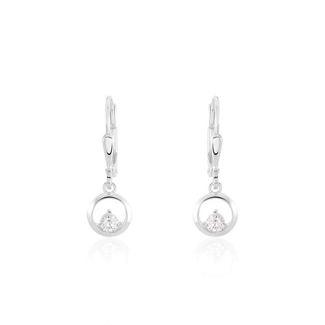 Damen Ohrringe Lang Silber 925 Zirkonia India  - Ohrringe mit Stein Damen | OROVIVO