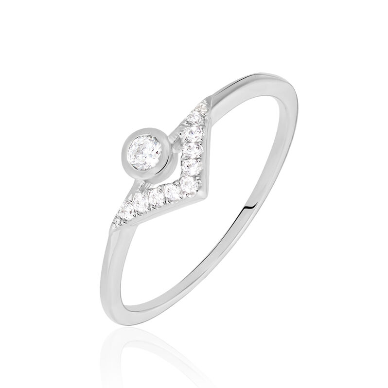Bague Pham Argent Oxydes Noir Et Weiss - Spannringe Damen | OROVIVO
