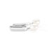 Tayla Damen Creolen Silber 925 Zuchtperle Wei&szlig; 1,28 ct