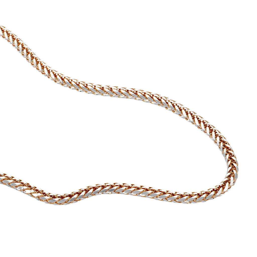 Damenkette Palmenkette Gold 585 Bicolor  - Halsketten Damen | OROVIVO