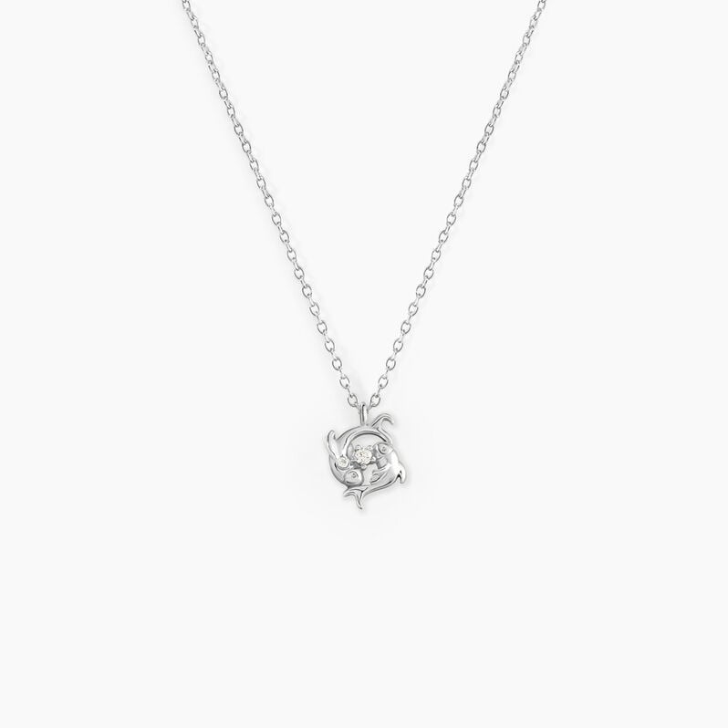 Collier Amalthee Argent Weiss Oxyde De Zirconium - Spannringe Damen | OROVIVO