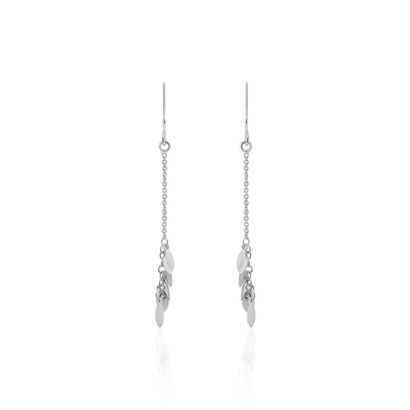 Boucles D'oreilles Argent Rhodie Polyna - Spannringe Damen | OROVIVO