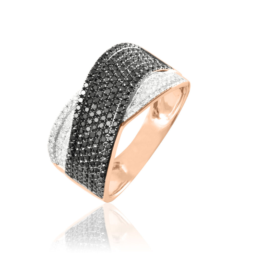 Bague Elyne Or Rose Diamant - Spannringe Damen | OROVIVO