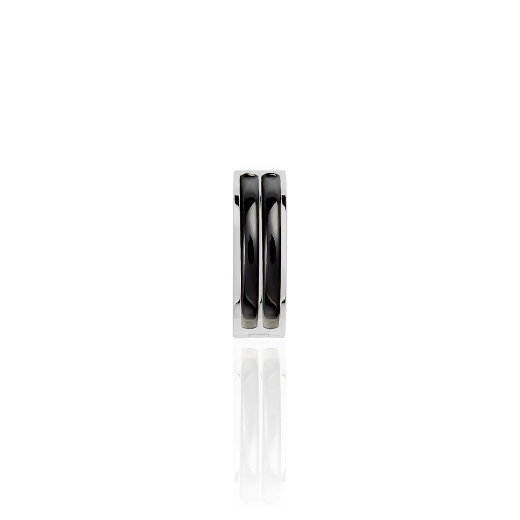 Herren Creolen Edelstahl Bicolor B 4 mm, Creolen ohne Stein