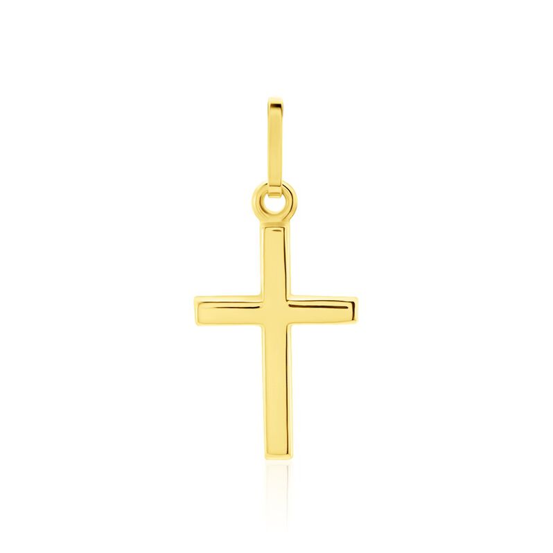 MAIDIS KREUZ 1 Unisex Anh&auml;nger Gold 585 (14 Karat) Religi&ouml;ses Kreuz - Schmuckanh&auml;nger Unisex | OROVIVO
