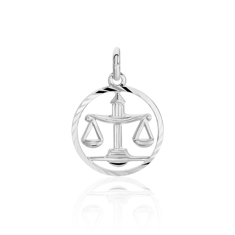 SZ SERIE 4 Unisex Anh&auml;nger Silber 925 Sternzeichen-Waage - Schmuckanh&auml;nger Unisex | OROVIVO