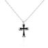 Herren Collier Edelstahl Religi&ouml;ses Kreuz