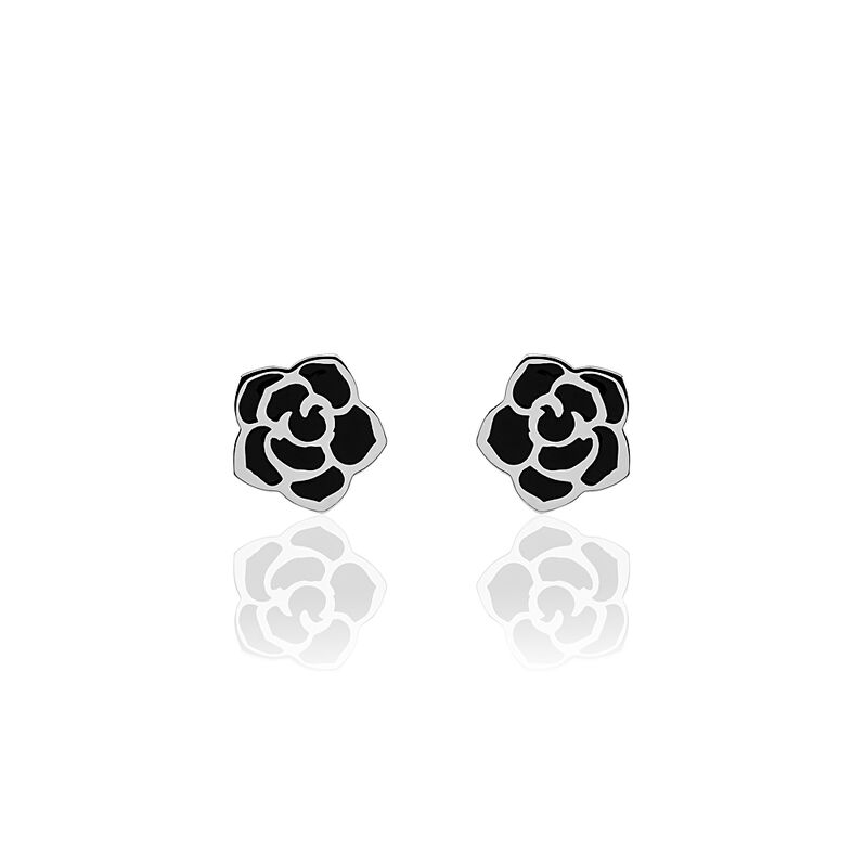 Boucles D'oreilles Aela Acier Fleur - Spannringe Damen | OROVIVO