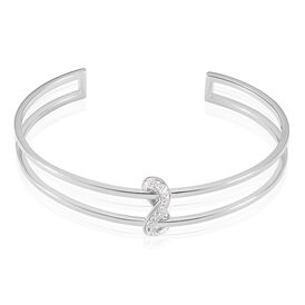 Damen Armreif Silber 925 Zirkonia Infinity - Armreifen Damen | OROVIVO