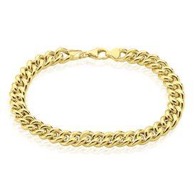 Damen Armkette Panzerkette Gold 375 Charlotte - L 19cm - Armketten Damen | OROVIVO