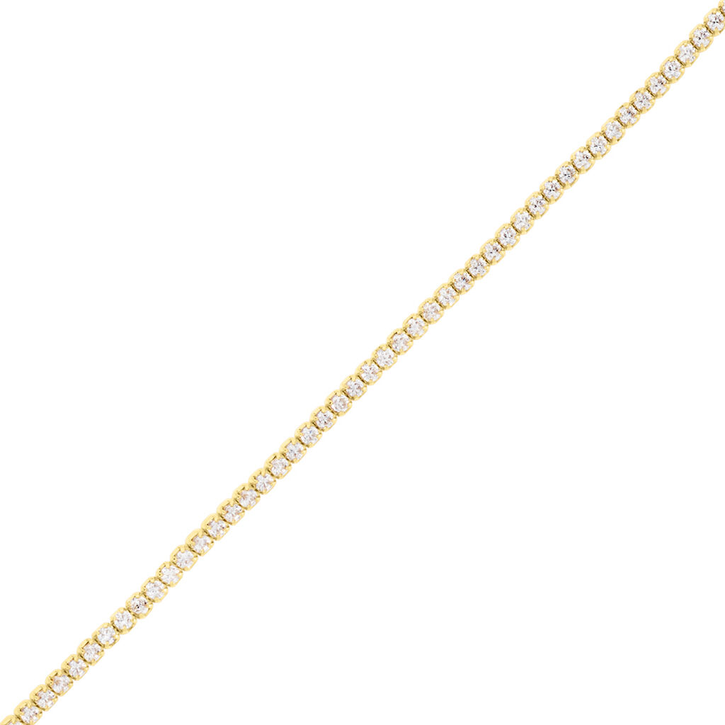 TALIA Damen Armband Silber vergoldet 925 Zirkonia Wei&szlig; 2,17 ct