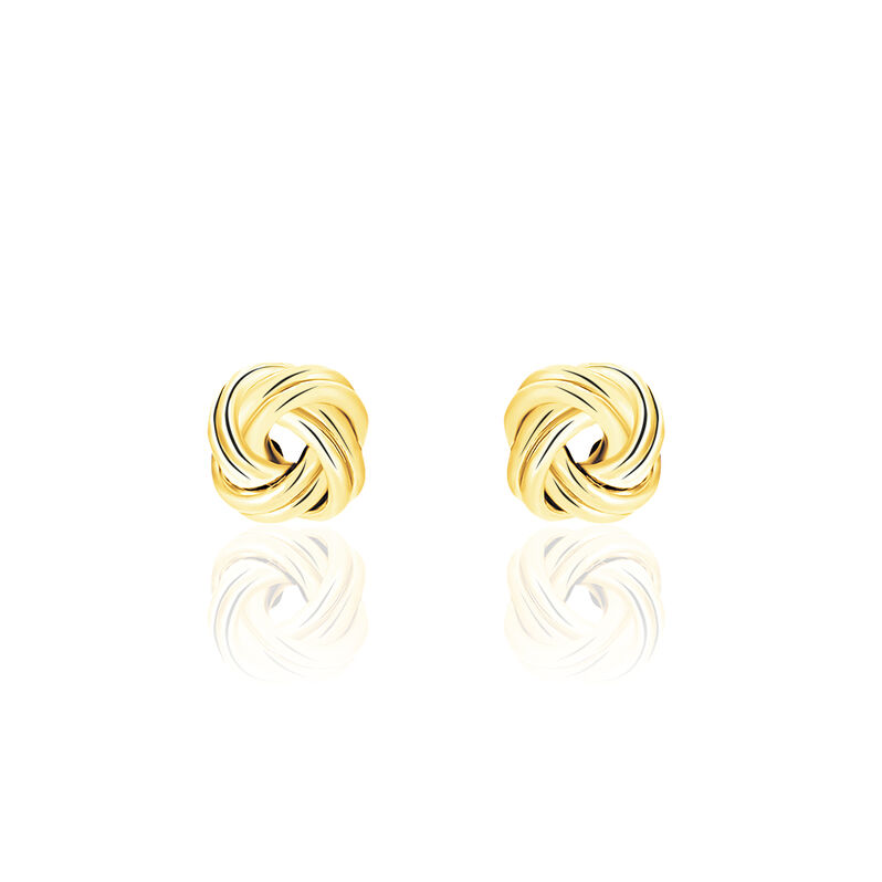 Damen Ohrstecker Gold 375 Knoten - Ohrstecker Damen | OROVIVO