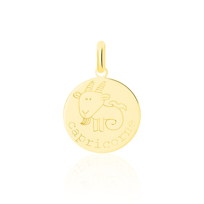 Pendentif Or Jaune Zodiaque Capricorne - Spannringe Kinder | OROVIVO