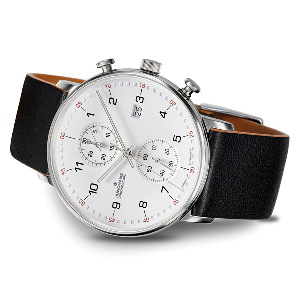 Junghans Herrenuhr Form C 041/4771.00 Quarz - Armbanduhren Herren | OROVIVO
