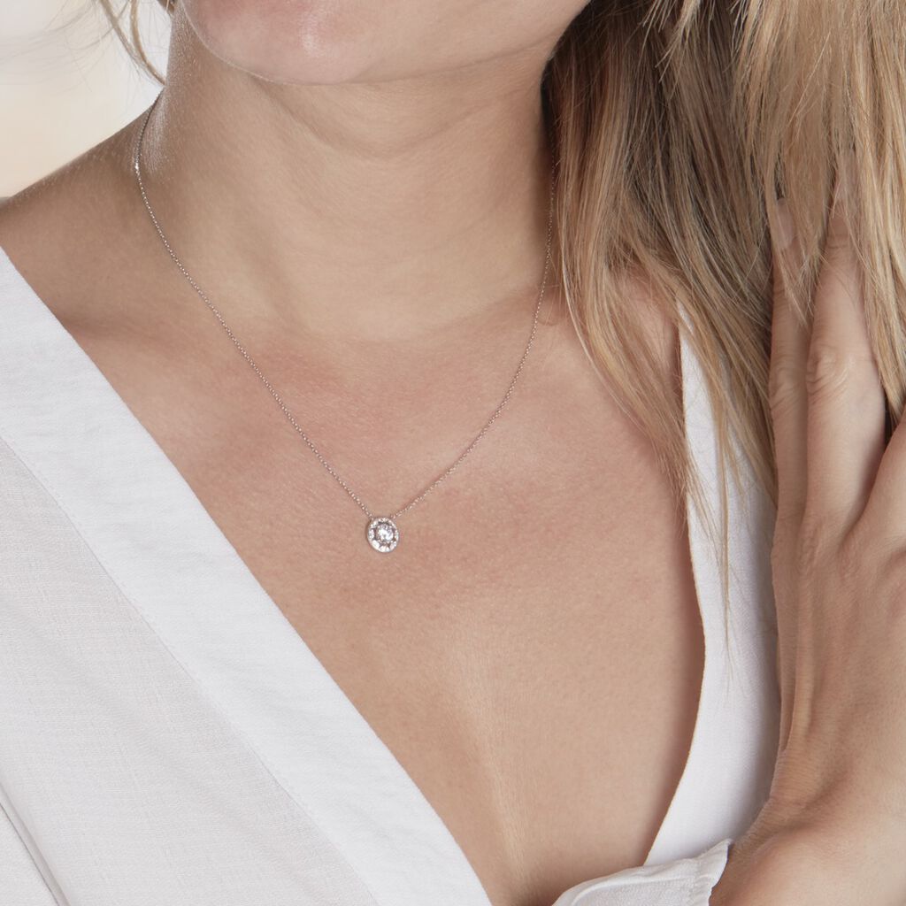 Collier Or Weiss Renata Rosace - Spannringe Damen | OROVIVO