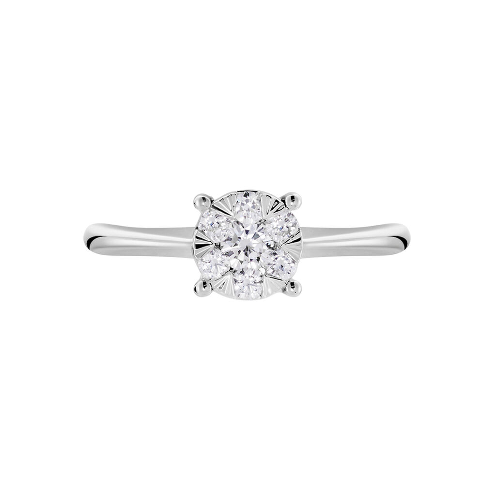Damen Ring Weißgold 375 Diamant 0,36ct Dream  - Verlobungsringe Damen | OROVIVO