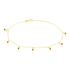 FARRI Damen Armband Gold 375 (9 Karat) Ball B 0,2 mm