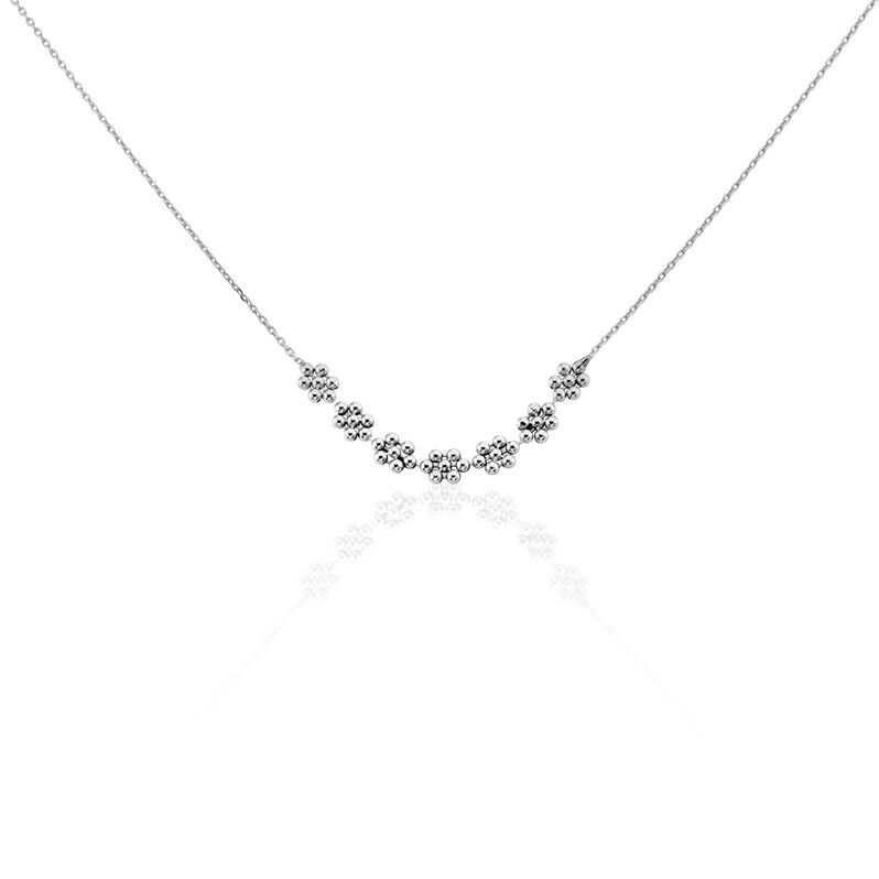 Collier Argent Weiss Hippolyta - Spannringe Damen | OROVIVO