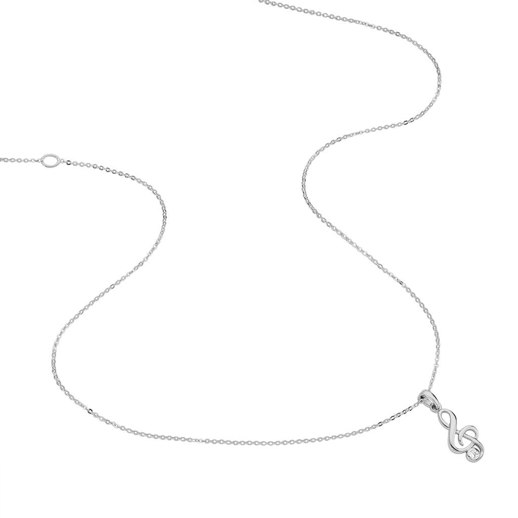 Kinder Halskette Silber 925 Zirkonia - Halsketten Kinder | OROVIVO