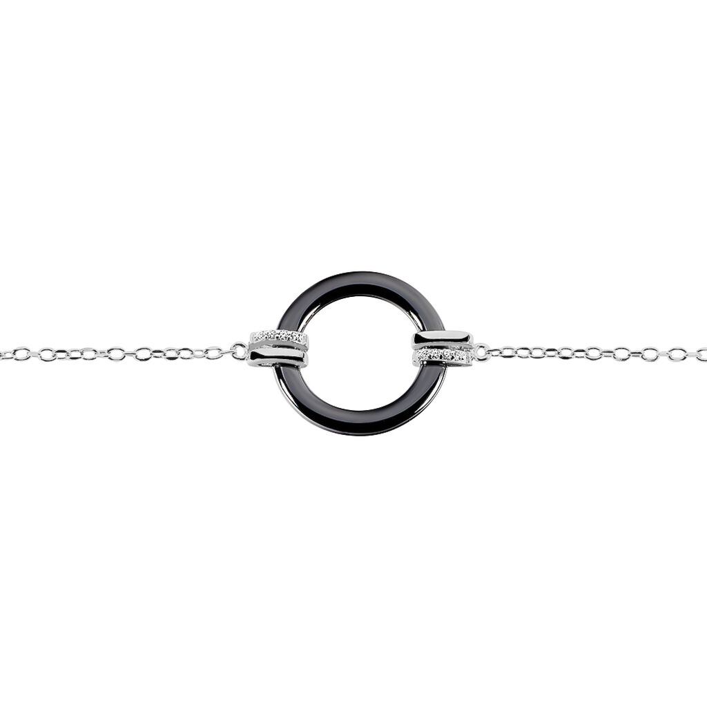 Bracelet Argent Et Céramique - Spannringe Damen | OROVIVO