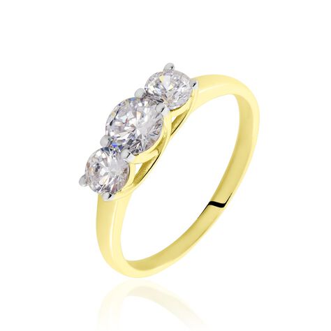Damenring Gold 375 Zirkonia Caitlin - Verlobungsringe Damen | OROVIVO