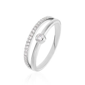 Damenring Silber 925 Zirkonia - Ringe mit Stein Damen | OROVIVO