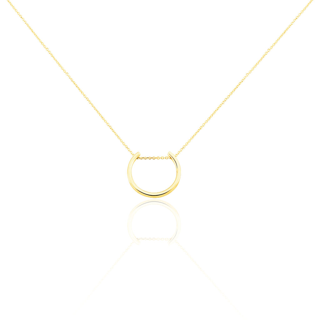 Thumbnail - Damen Halskette Gold 375 , Collier ohne Stein