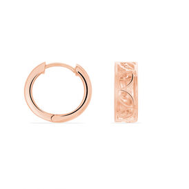 Damen Creolen Silber 925 Rosé Vergoldet Diamant - Creolen Damen | OROVIVO