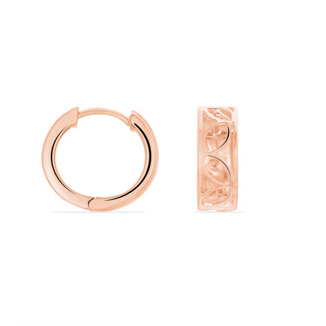 Damen Creolen Silber 925 Rosé Vergoldet Diamant - Creolen Damen | OROVIVO