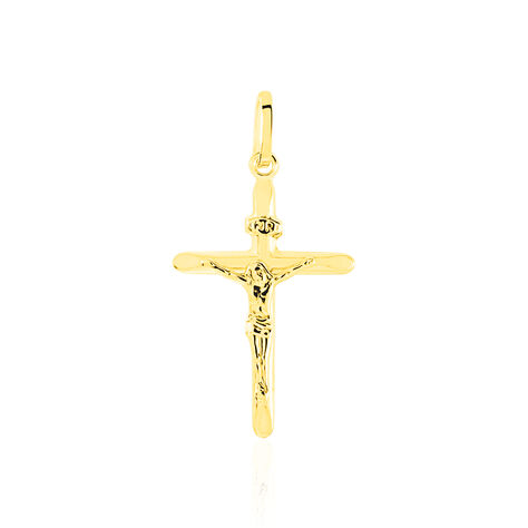 Kreuz Anhänger Gold 375 Jesus Christus Yael - Schmuckanhänger Unisex | OROVIVO
