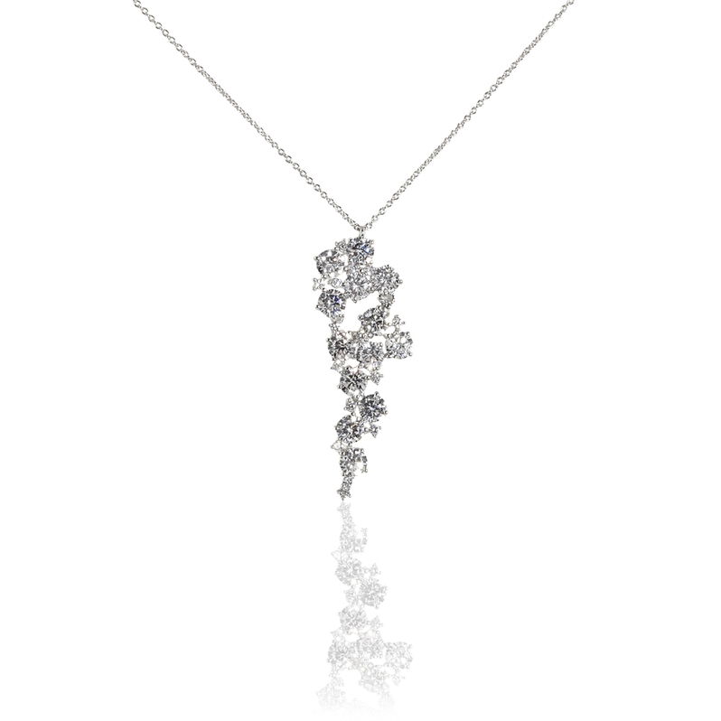 Collier Rhania Argent Blanc Oxyde De Zirconium - Spannringe Damen | OROVIVO