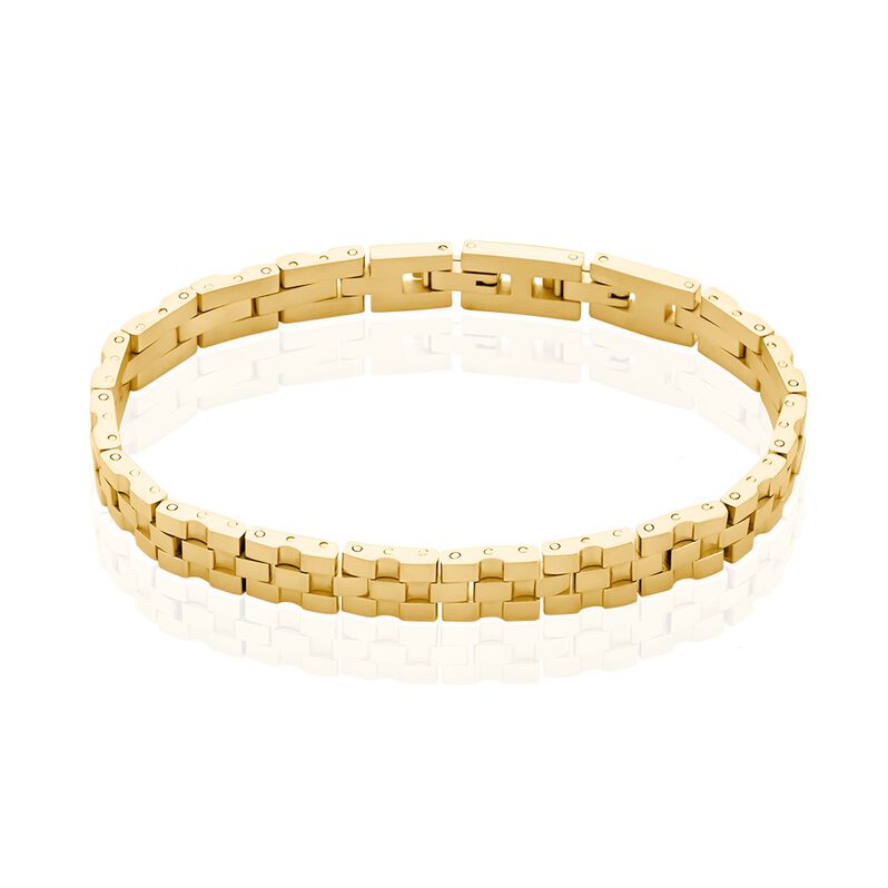 Bracelet Jourdan Manathan Acier Doré - Spannringe Herren | OROVIVO