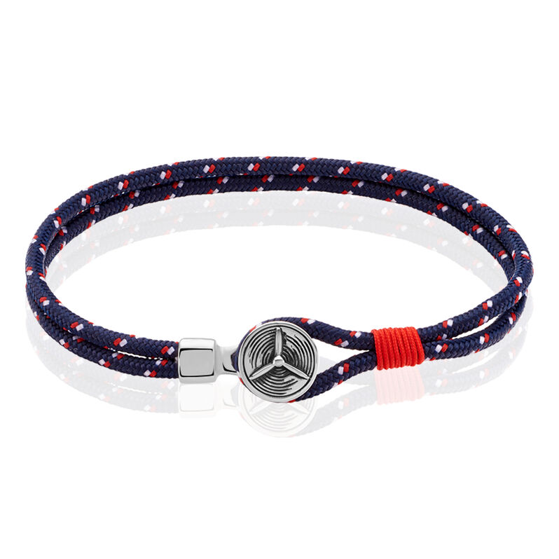 GREGOR 3 Herren Armband Stoff Blau - Armb&auml;nder Herren | OROVIVO