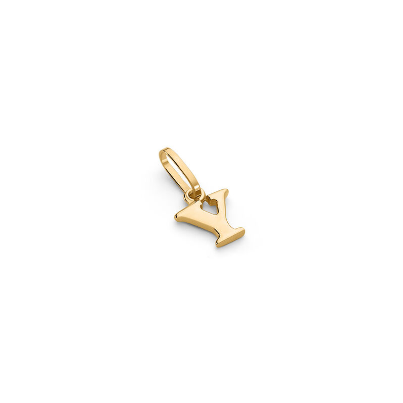 ALPHABET Unisex Anh&auml;nger Gold 375 (9 Karat) Buchstabe Y - Schmuckanh&auml;nger Unisex | OROVIVO