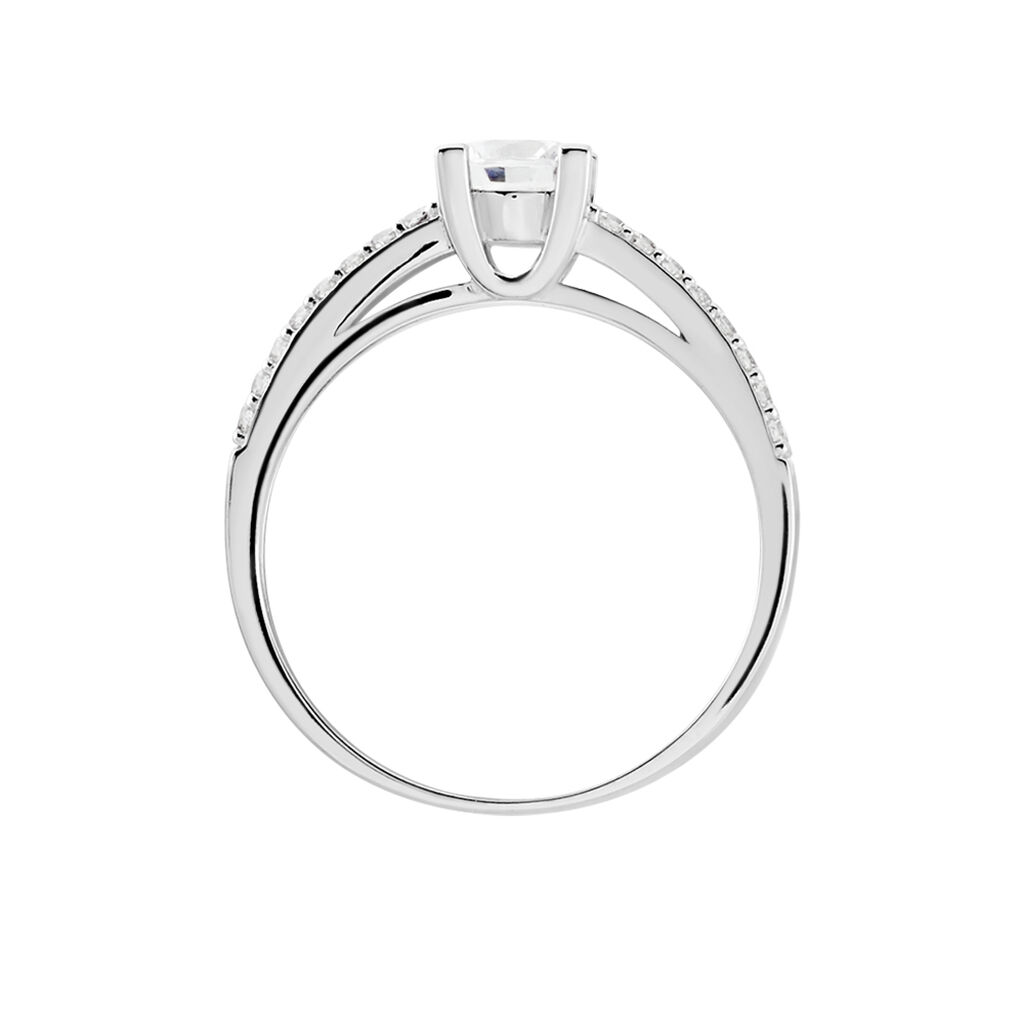 Damen Ring Weißgold 375 Zirkonia Philina 3,00mm  - Verlobungsringe Damen | OROVIVO