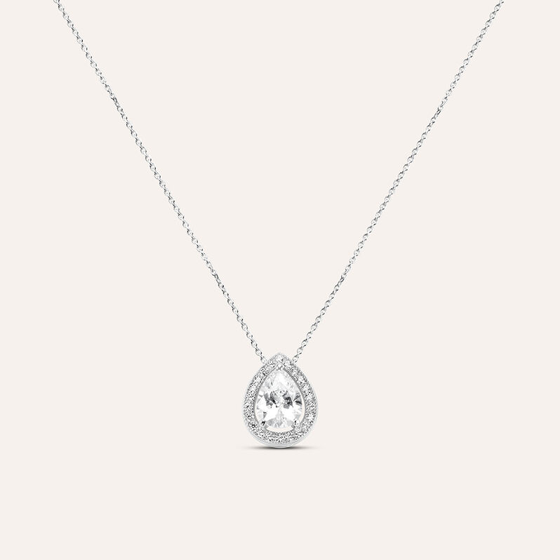 Collana Punto Luce Silver Elegance Argento Rodiato Cubic Zirconia - Spannringe Damen | OROVIVO