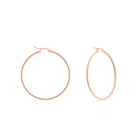 Damen Creolen Edelstahl Rosé Vergoldet - Creolen Damen | OROVIVO
