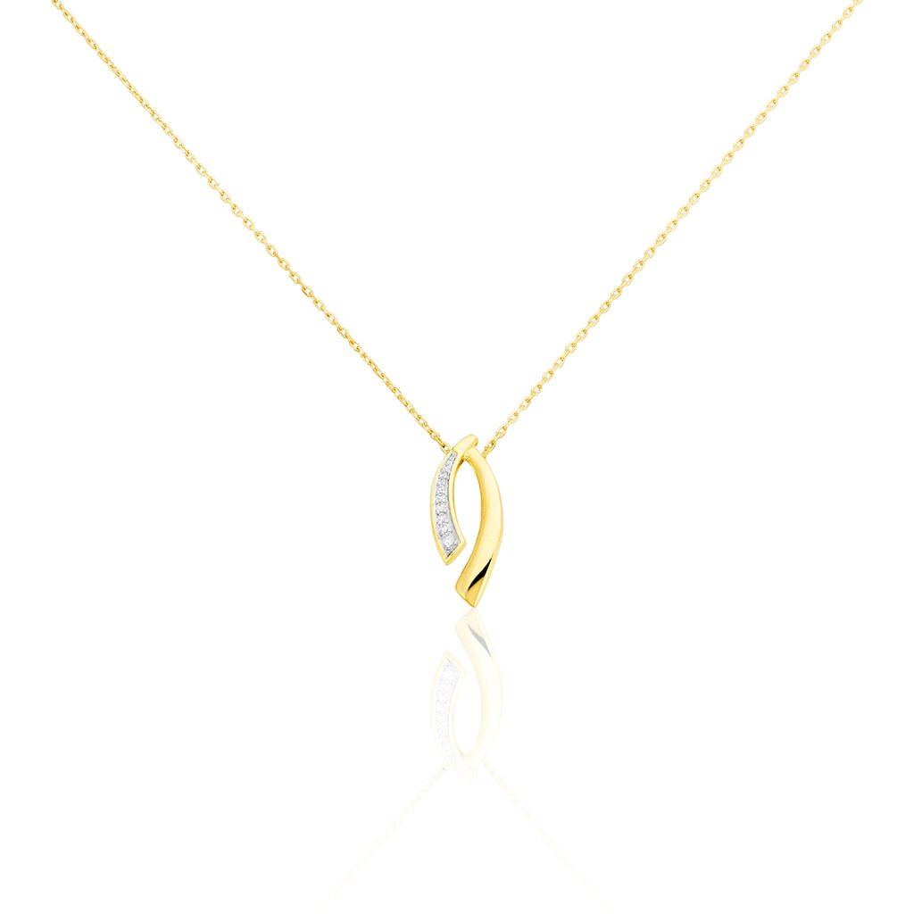 Collier Or Jaune Diamant - Spannringe Damen | OROVIVO