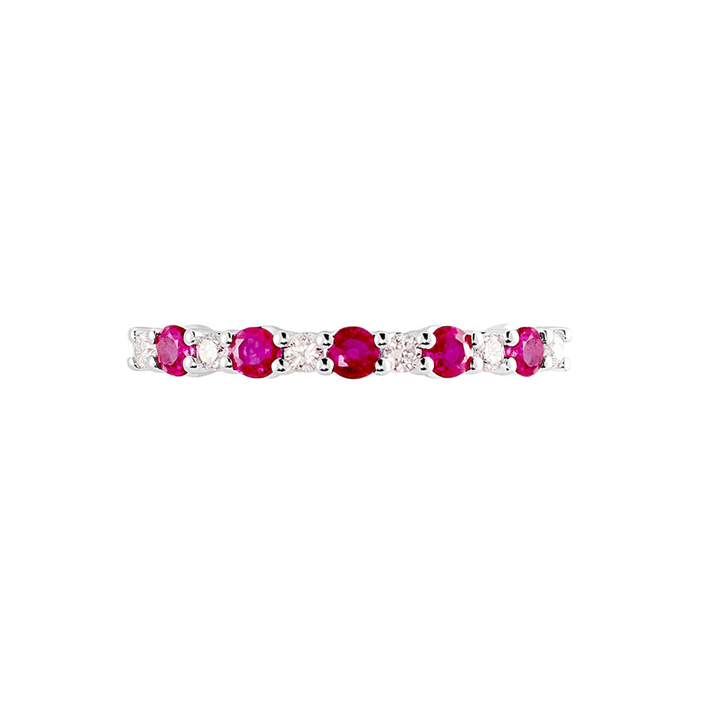  Ring Weißgold 585 Rubin 0,56ct Myla  - Ringe mit Stein Damen | OROVIVO
