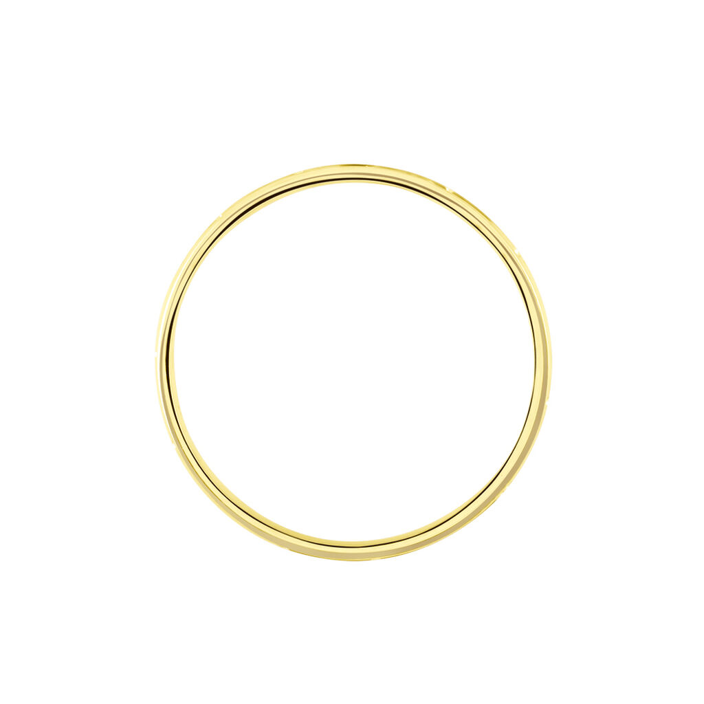 Alliance Laurette Ruban Plat Or Jaune - Spannringe Familie | OROVIVO