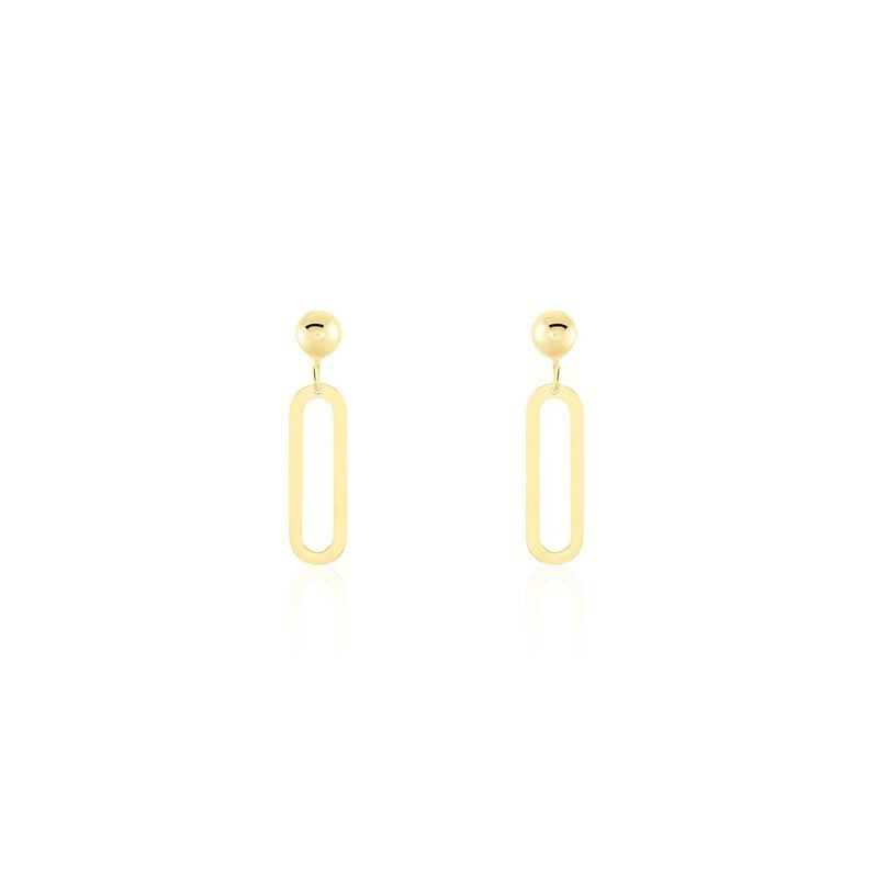 Boucles D'oreilles Pendantes Maya33 Or Jaune - Spannringe Damen | OROVIVO