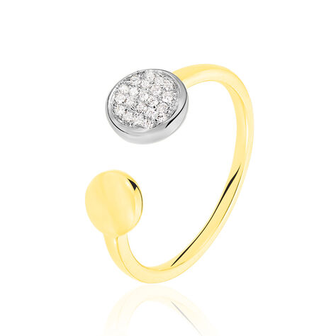 Damenring Gold 375 Diamanten 0,19ct - Ringe mit Stein Damen | OROVIVO
