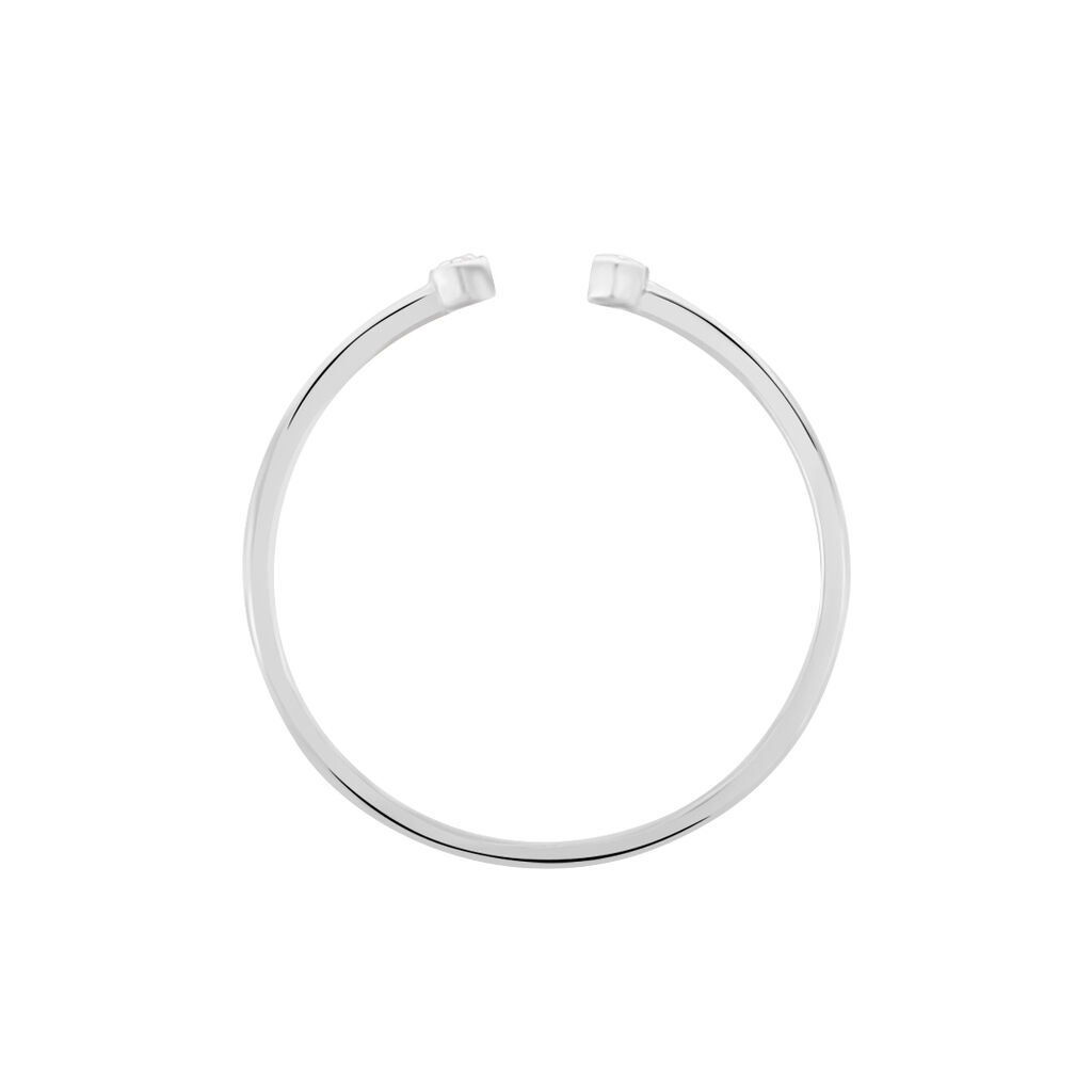 Bague Or Weiss Pavage Diamant - Spannringe Damen | OROVIVO
