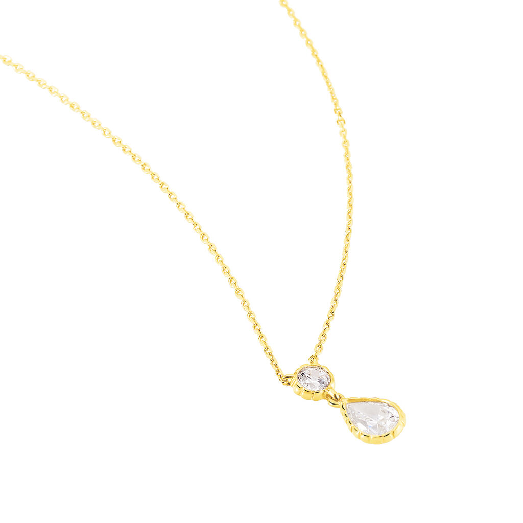 Collier Or Jaune Kadidja Oxyde - Spannringe Damen | OROVIVO