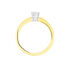 ROME Damen Ring Gold Bicolor 375 (9 Karat) Diamant Wei&szlig; 0,2 ct
